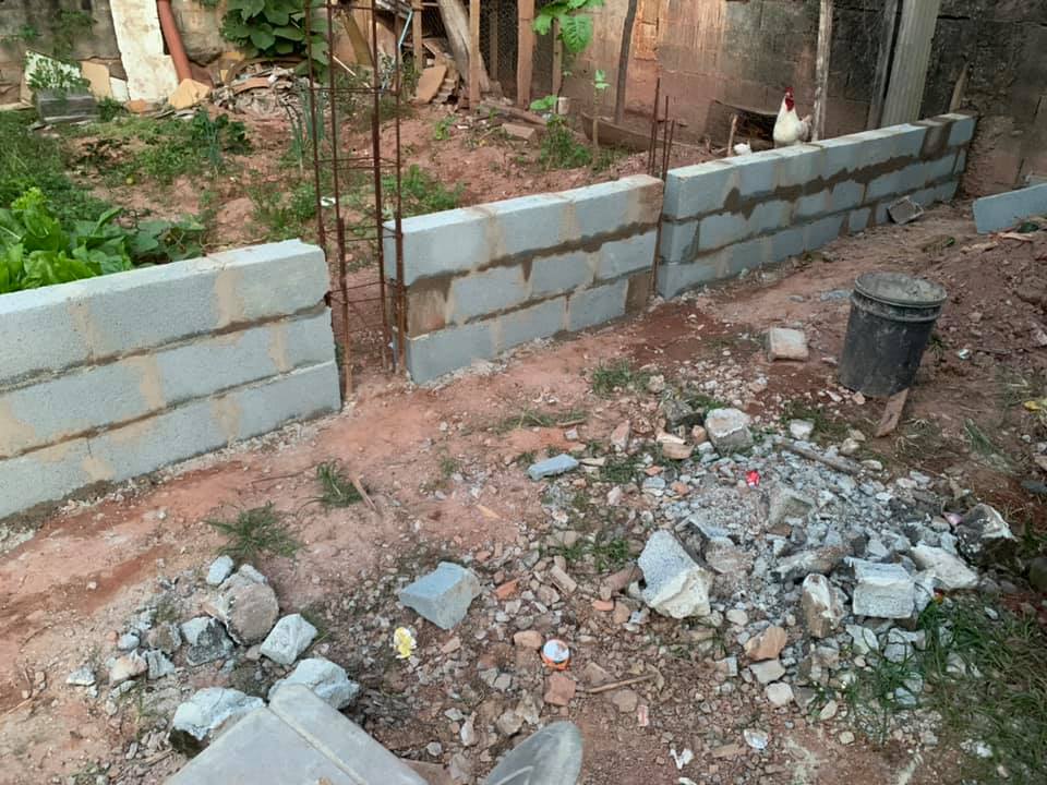 Construção do barracão