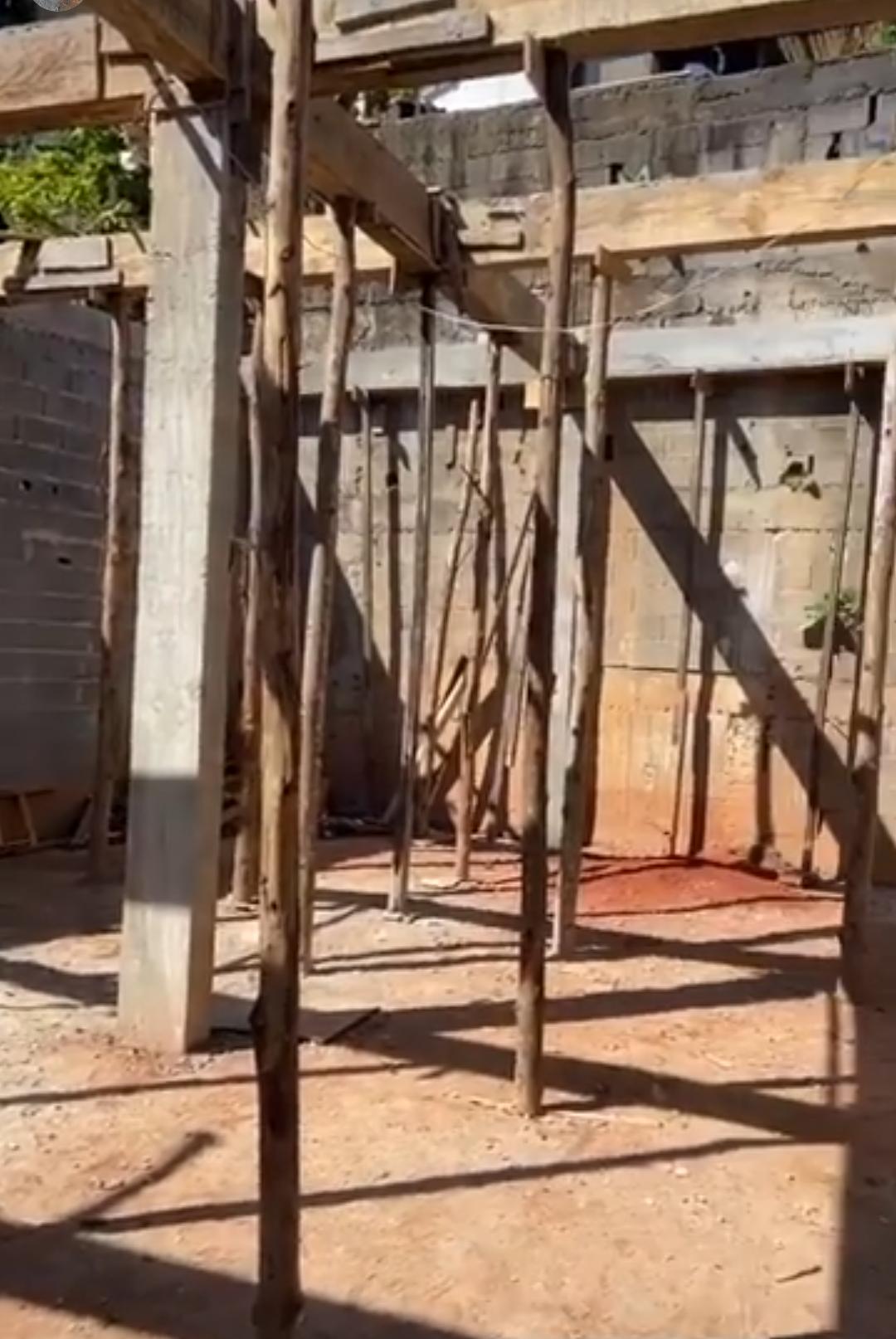 Construção do barracão