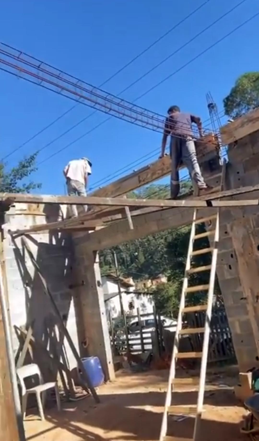 Construção do barracão