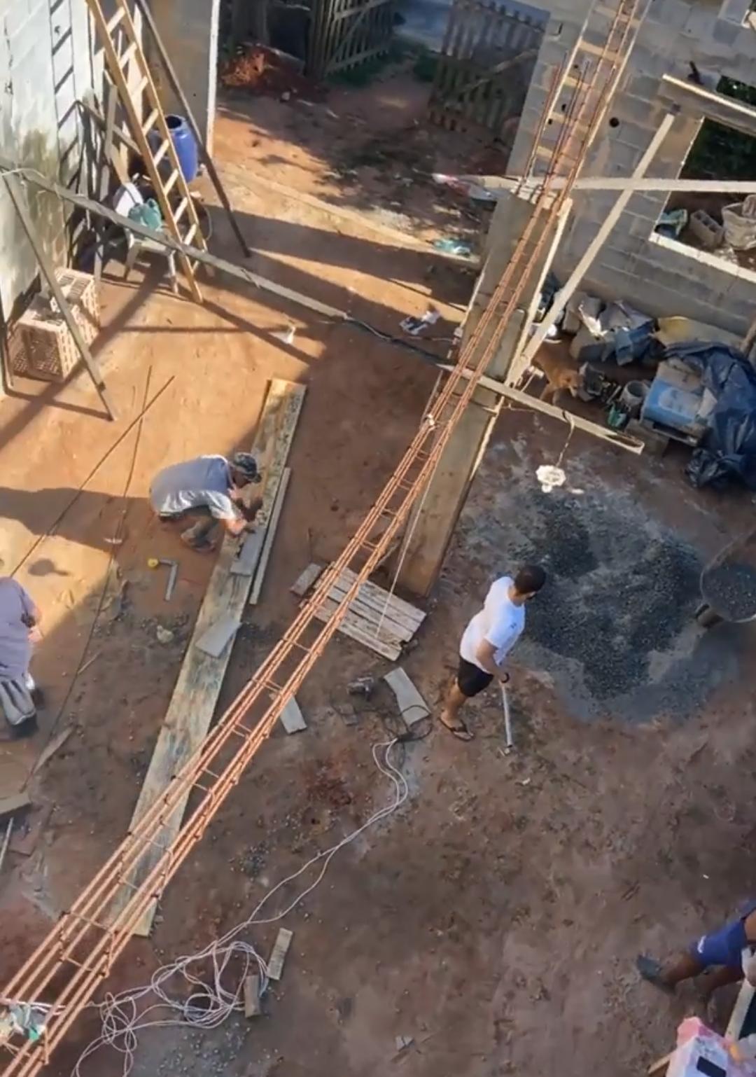 Construção do barracão