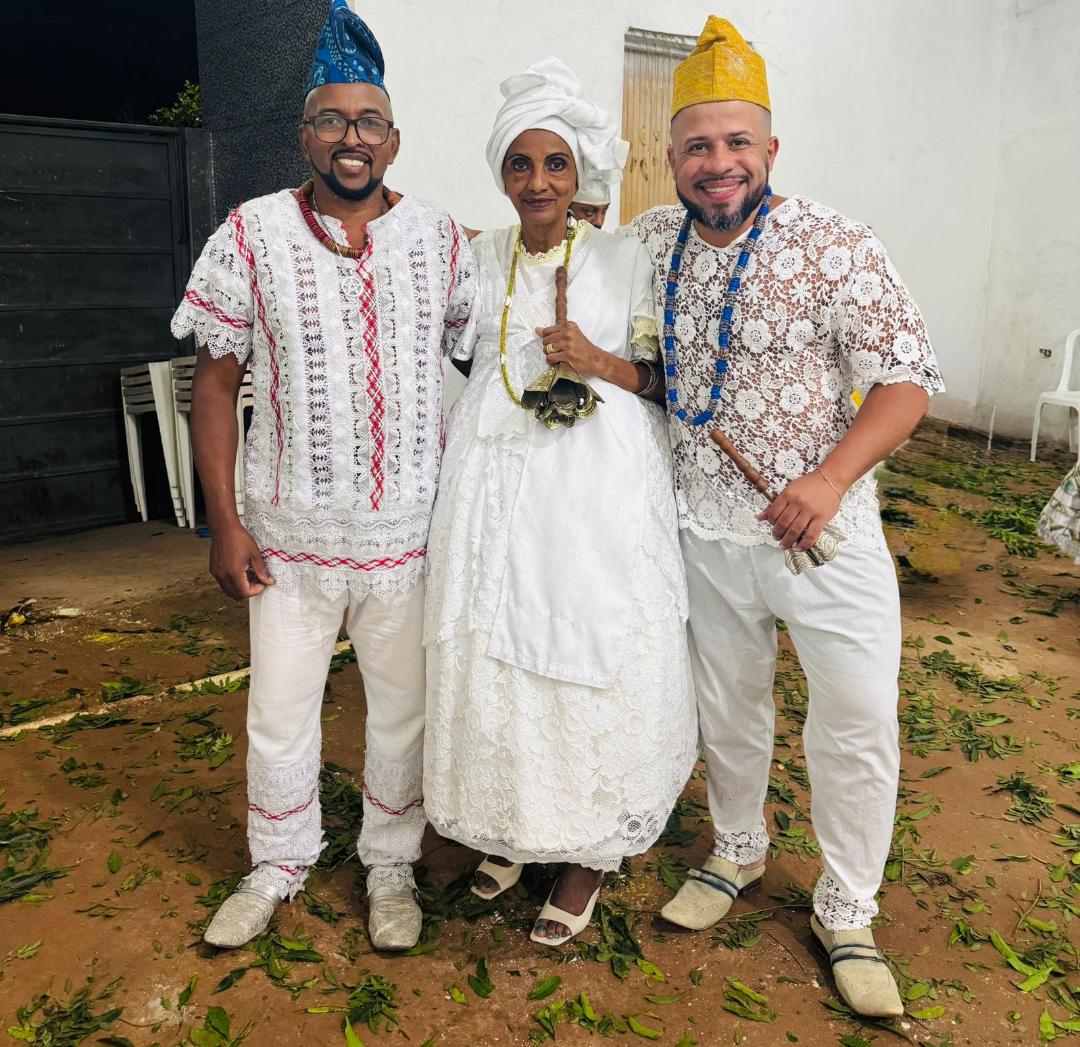 Babalorixá e Yalorixá em festa pública