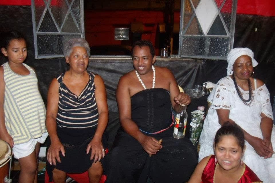 Família de santo reunida — anos 2000